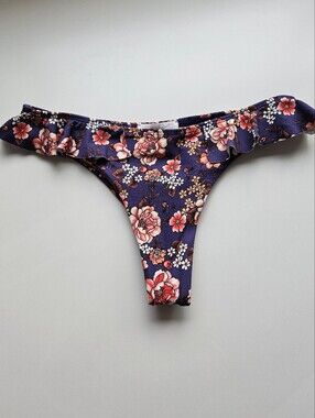 New SOAH Soul Of A Hippie Gypsy Floral Ruffle Bikini Bottom